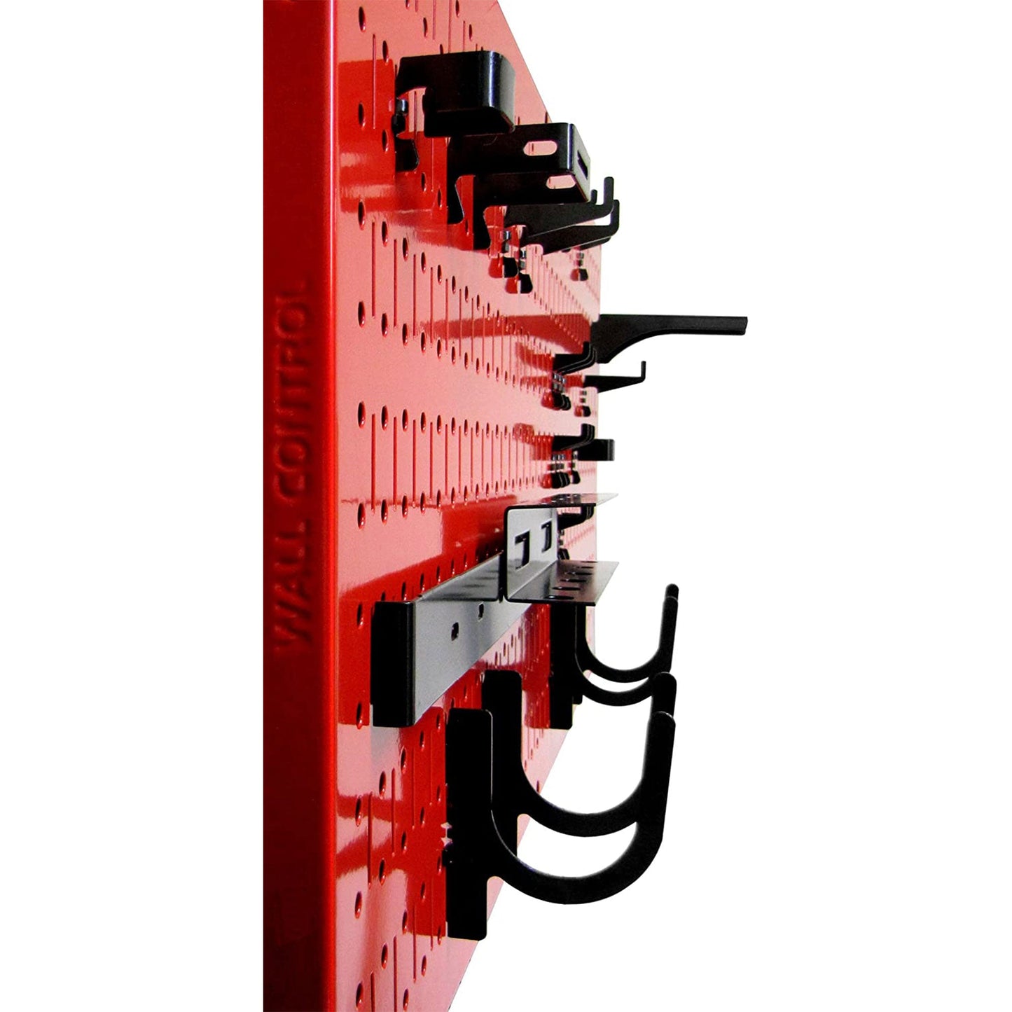 Wall Control 32" x 16" Horizontal Pegboard Garage Tool Organizer, Red (2 Pack)