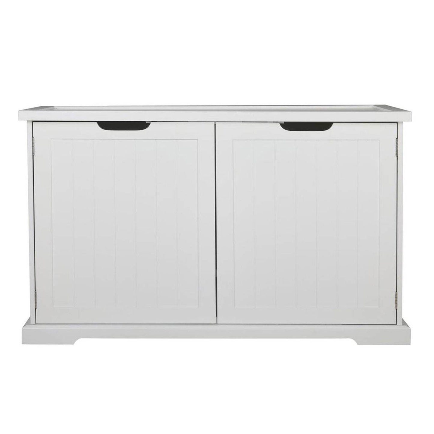 Merry Products Cat Washroom Storage Bench Boxes with Removable Partition Wall