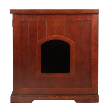 Merry Products Cat Washroom Storage Bench Boxes with Removable Partition Wall