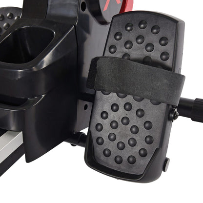 Stamina Products X Magnetic Compact Rowing Machine Rower, Black/Red