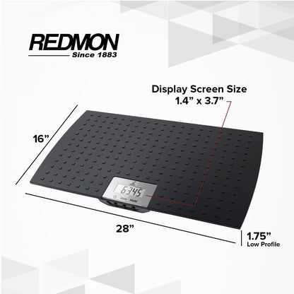 Redmon Pet Partners Large Non-Skid Rubber Precision Digital Pet Weight Scale