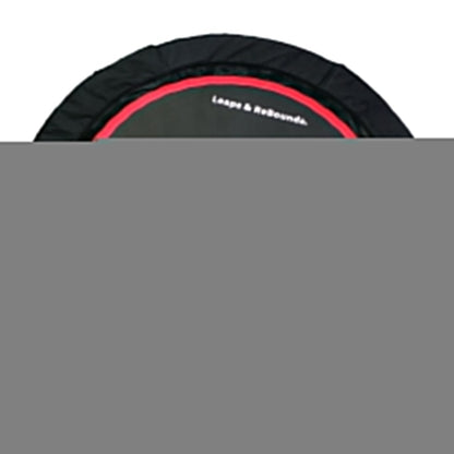LEAPS & REBOUNDS 40" Adjustable Stability Bar with 40" Fitness Trampoline, Red