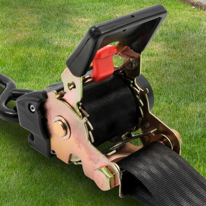 Camco 50030 Retractable Transom Tie Down Bolt On Straps, 2" x 5.5' (2 Straps) - Find Fresh Goods