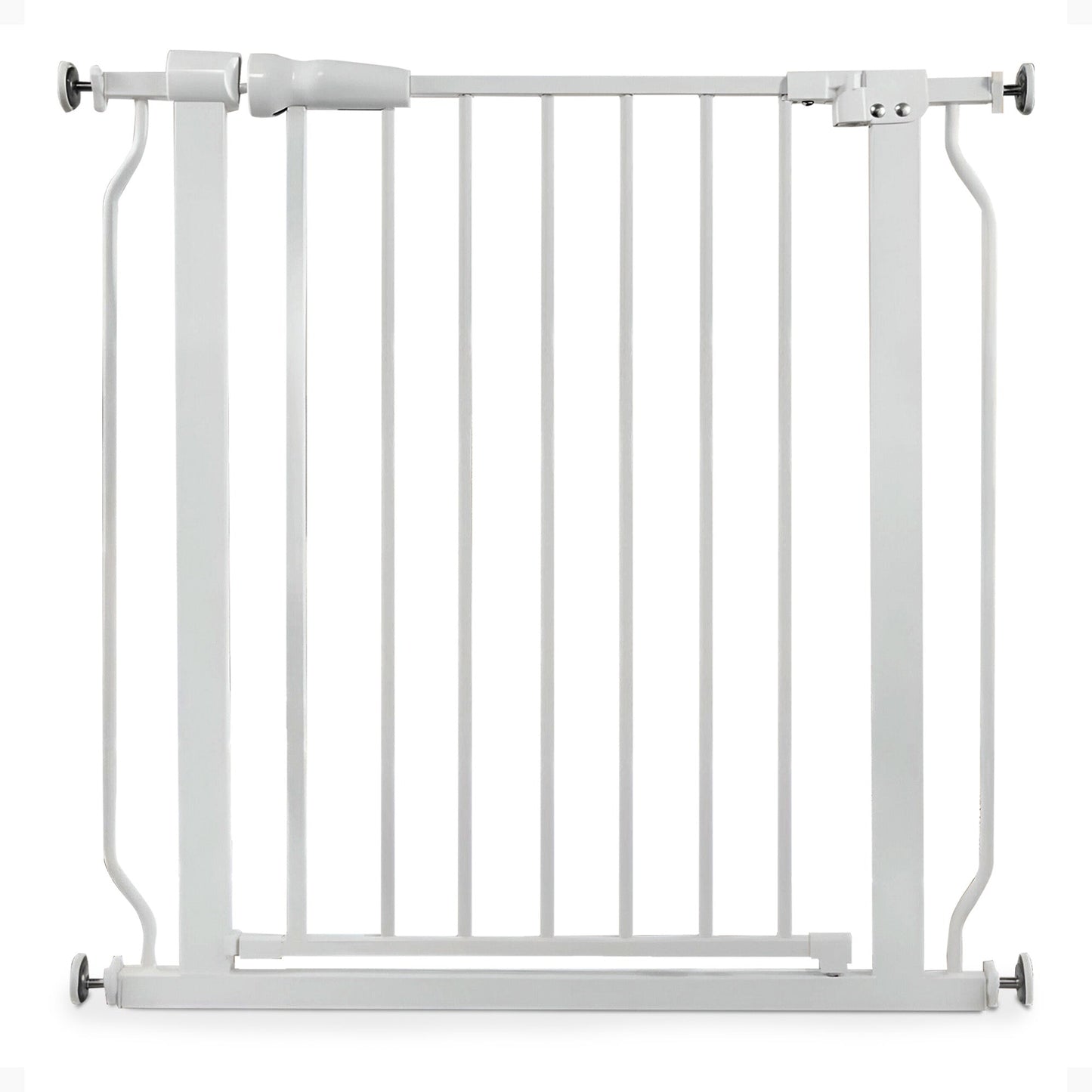 BalanceFrom Walk-Thru Safety Gate for Baby and Pets, 29.1-33.8"W, 30"H, White