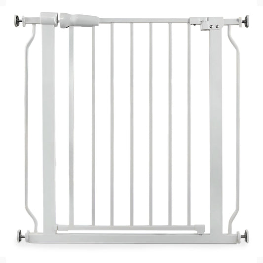 BalanceFrom Walk-Thru Safety Gate for Baby and Pets, 29.1-33.8"W, 30"H, White