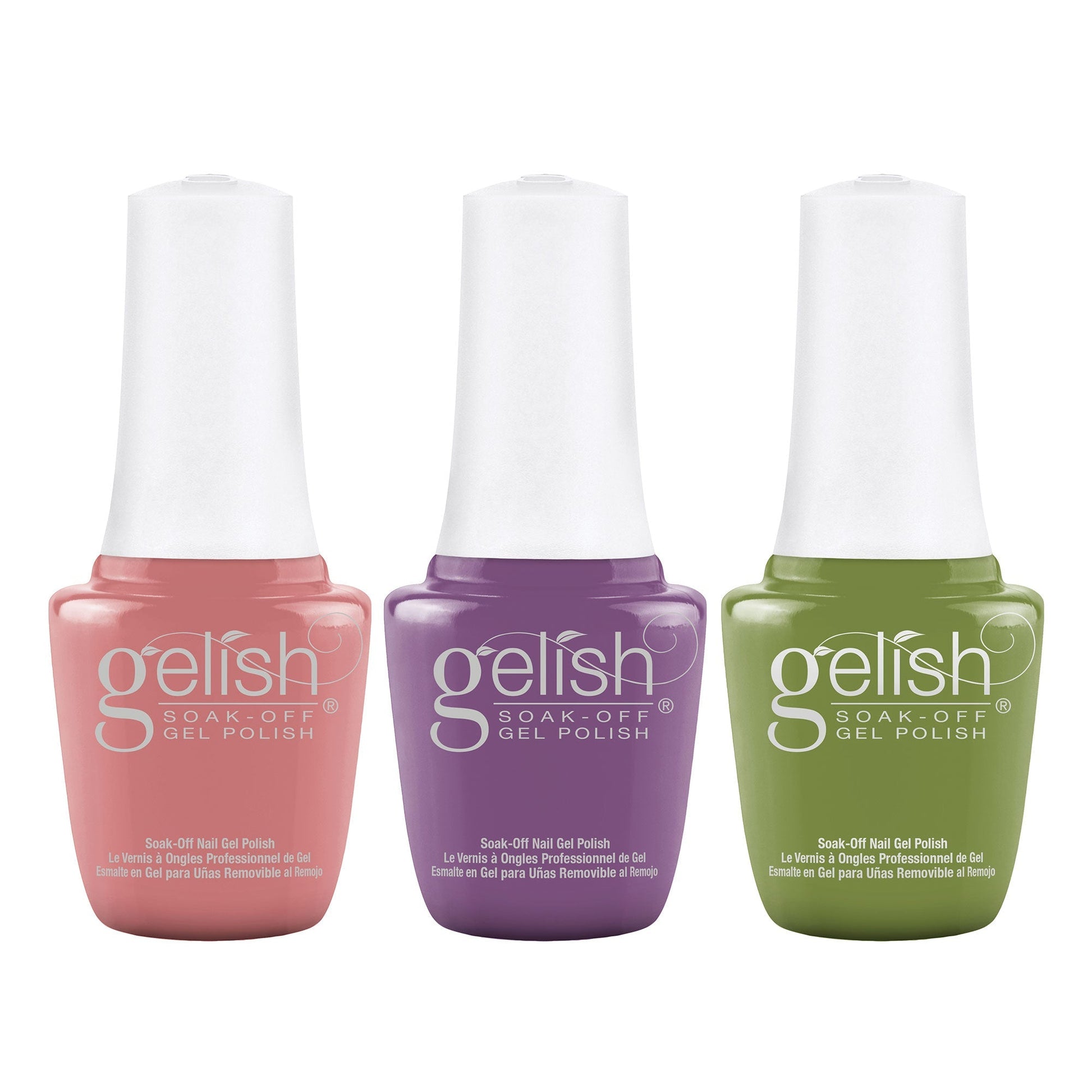 Gelish Mini Spring 2023 Pure Beauty Soak Off Gel Nail Polish Manicure Set 3 Pack - Find Fresh Goods