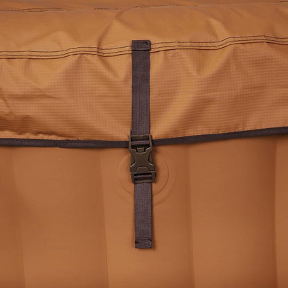 Coleman Ponderosa AirJet Round Inflatable Hot Tub w/ EnergySense Cover, Orange