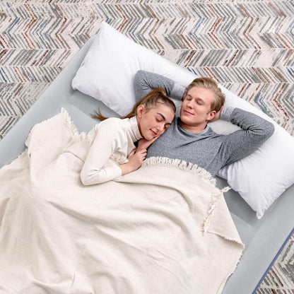 Bestway Tritech Airbed, Queen-Sized 20" Mattress with Built-In AC Pump, 2 Pack