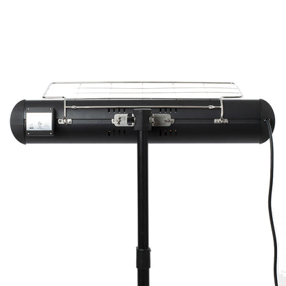 Sengoku HeatMate Weatherproof Graphite Patio Heater with Remote, Black (2 Pack)