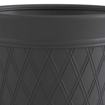 Suncast 14 x 12" Resin Decorative Hideaway Outdoor Garden Hose Storage Pot, Gray