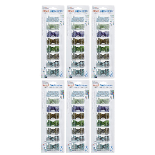 Elizabeth Ward Bead Storage Solutions 8 Piece Craft Storage Containers (6 Pack)
