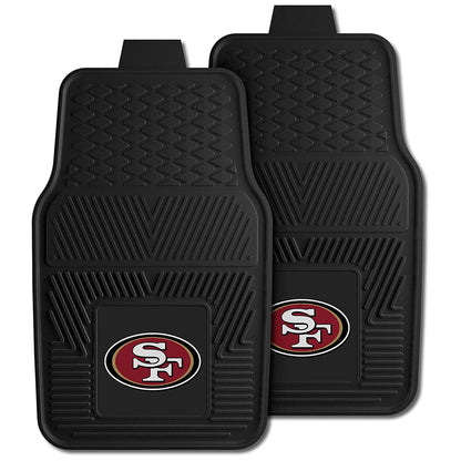 Fanmats 27 x 17" Vinyl Front Row Car Floor Mat 2 Piece Set, San Francisco 49ers - Find Fresh Goods