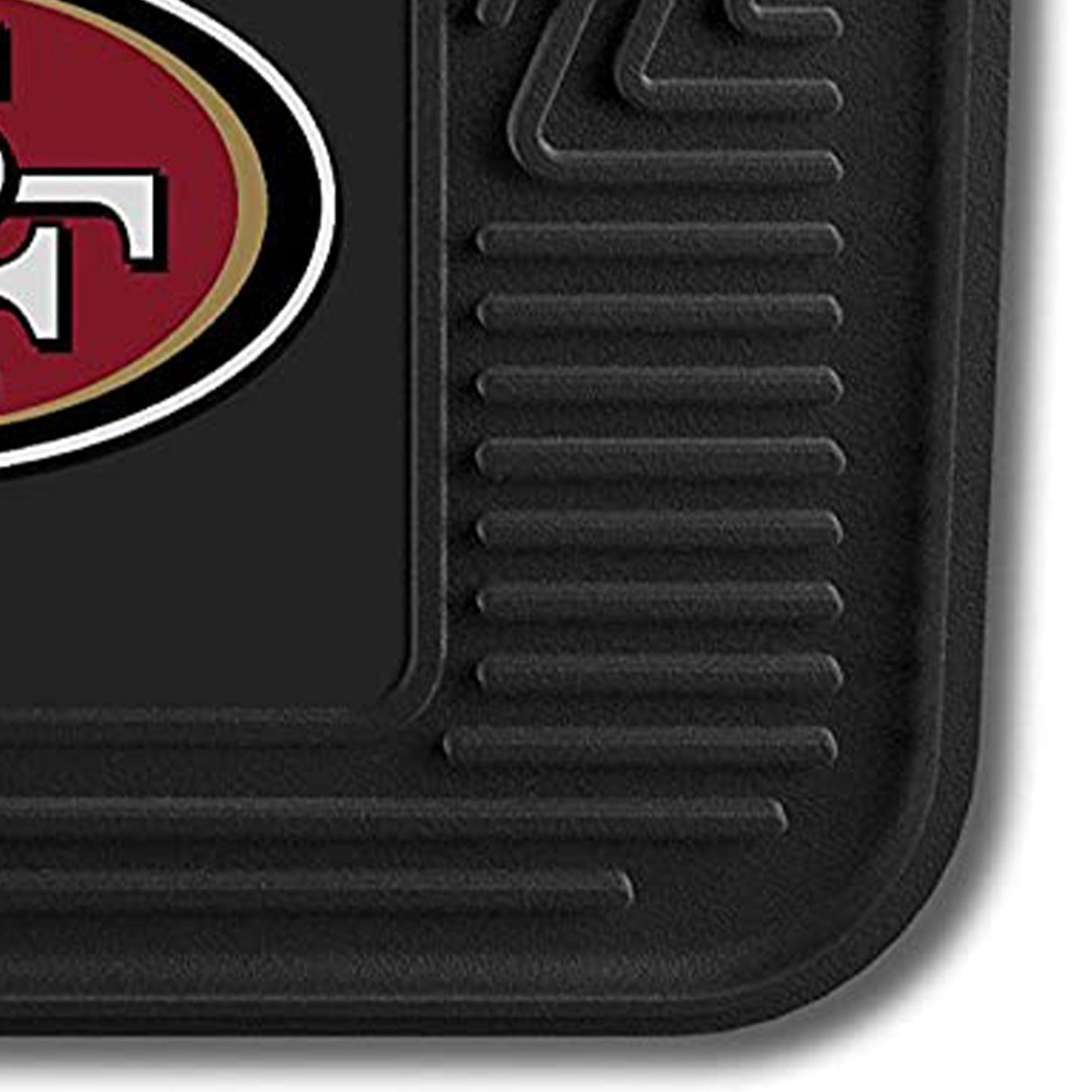 Fanmats 27 x 17" Vinyl Front Row Car Floor Mat 2 Piece Set, San Francisco 49ers - Find Fresh Goods
