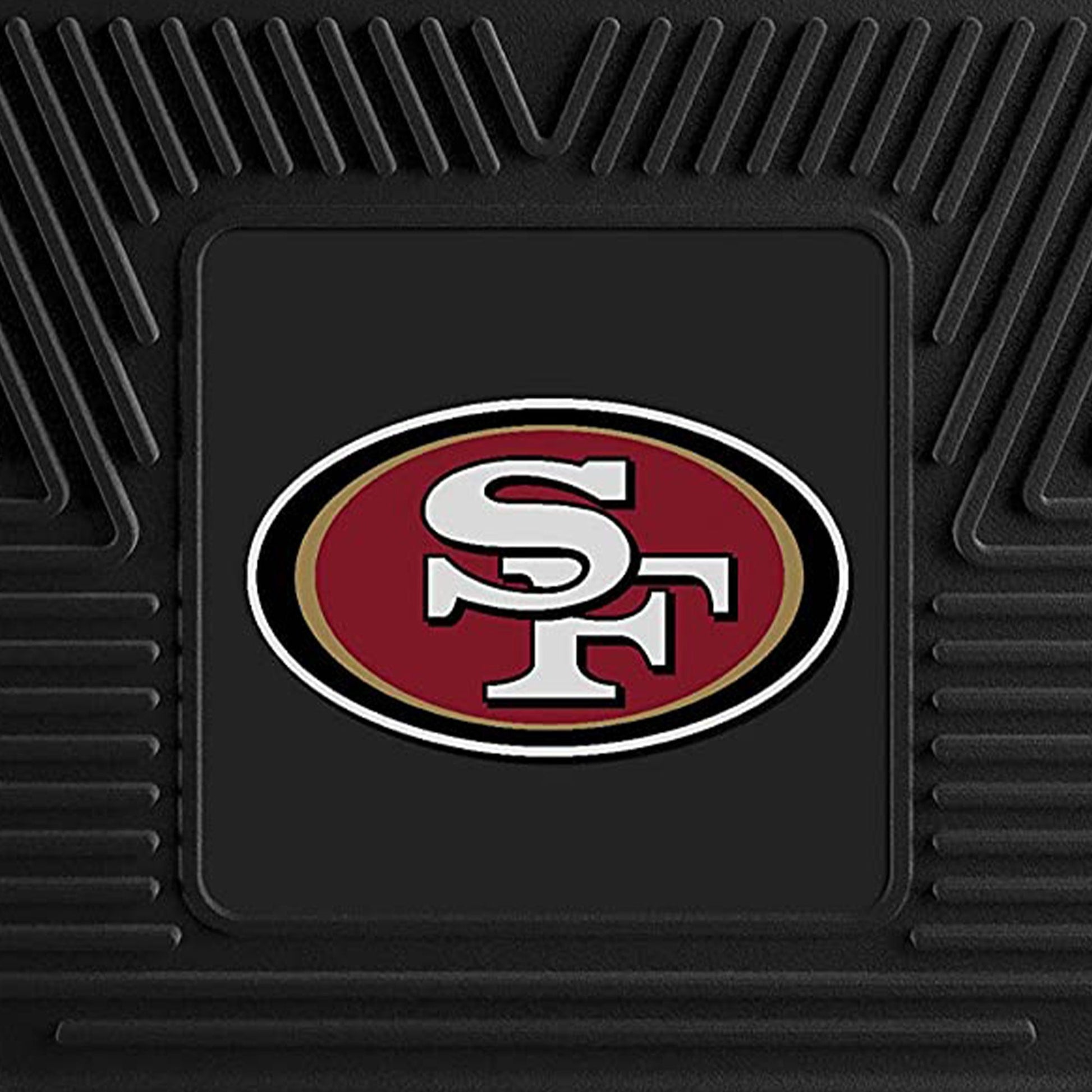 Fanmats 27 x 17" Vinyl Front Row Car Floor Mat 2 Piece Set, San Francisco 49ers - Find Fresh Goods