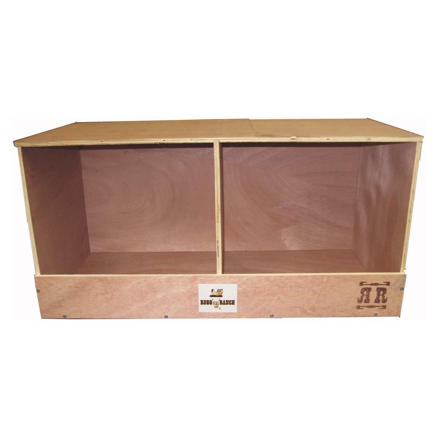 Rugged Range Products Duplex Chicken Coop Nesting Box for 2 to 4 Hens (4 Pack)