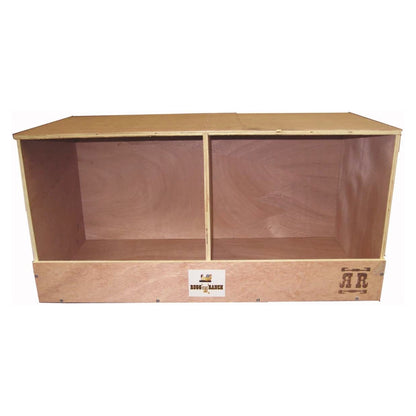 Rugged Range Products Duplex Chicken Coop Nesting Box for 2 to 4 Hens (4 Pack)