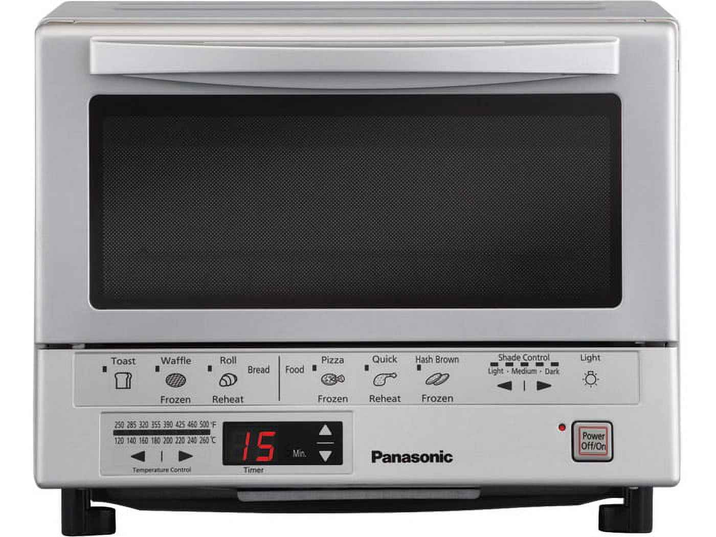 Panasonic FlashXpress 1300 W 4-Slice Black Toaster Oven
