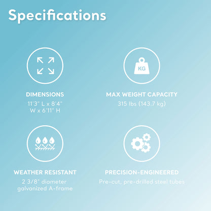 Intex Three Feature Colored Playground Swing Set with Trapeze Bar, Multicolor