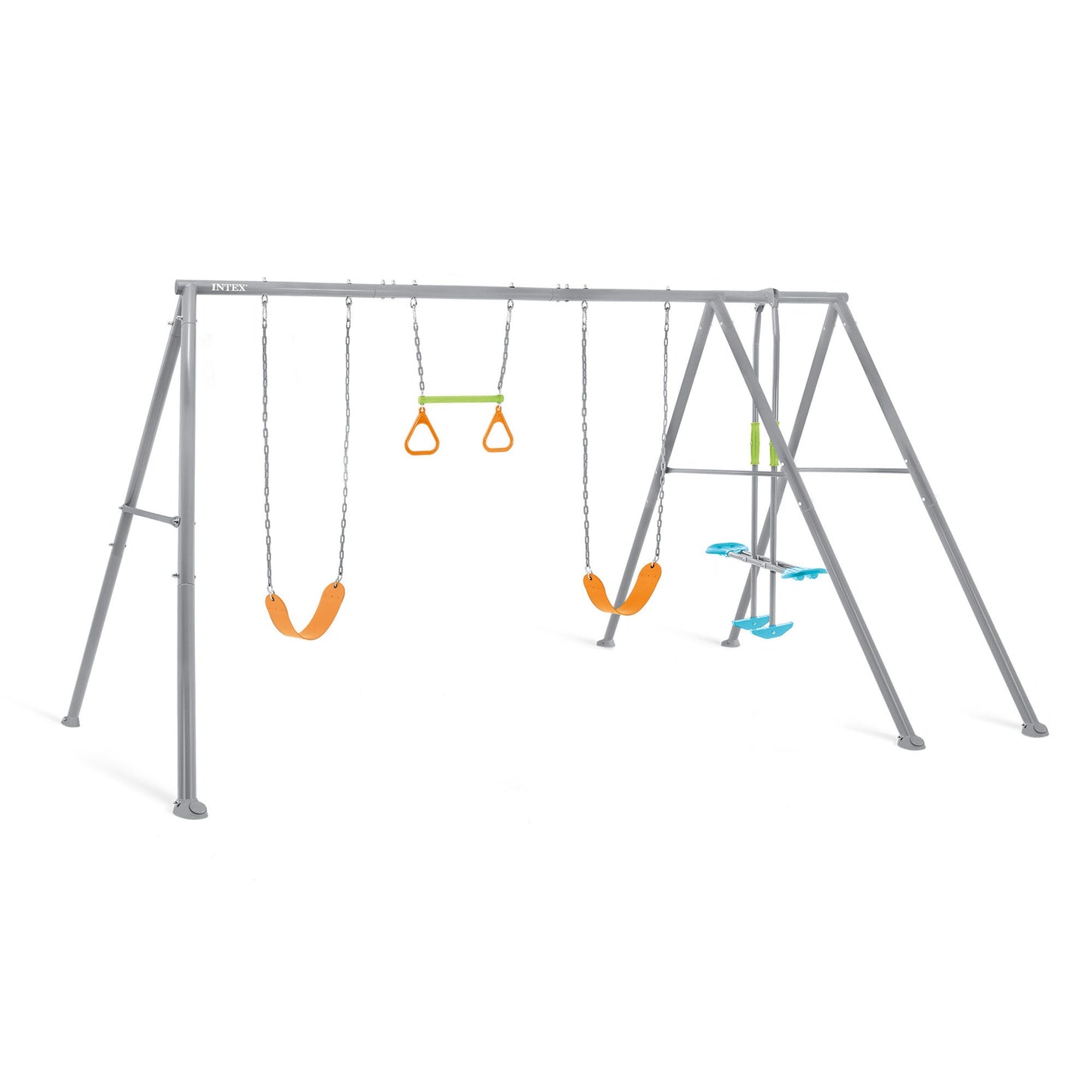 Intex 4 Activity Feature Colored Playground Swing with Trapeze Bar