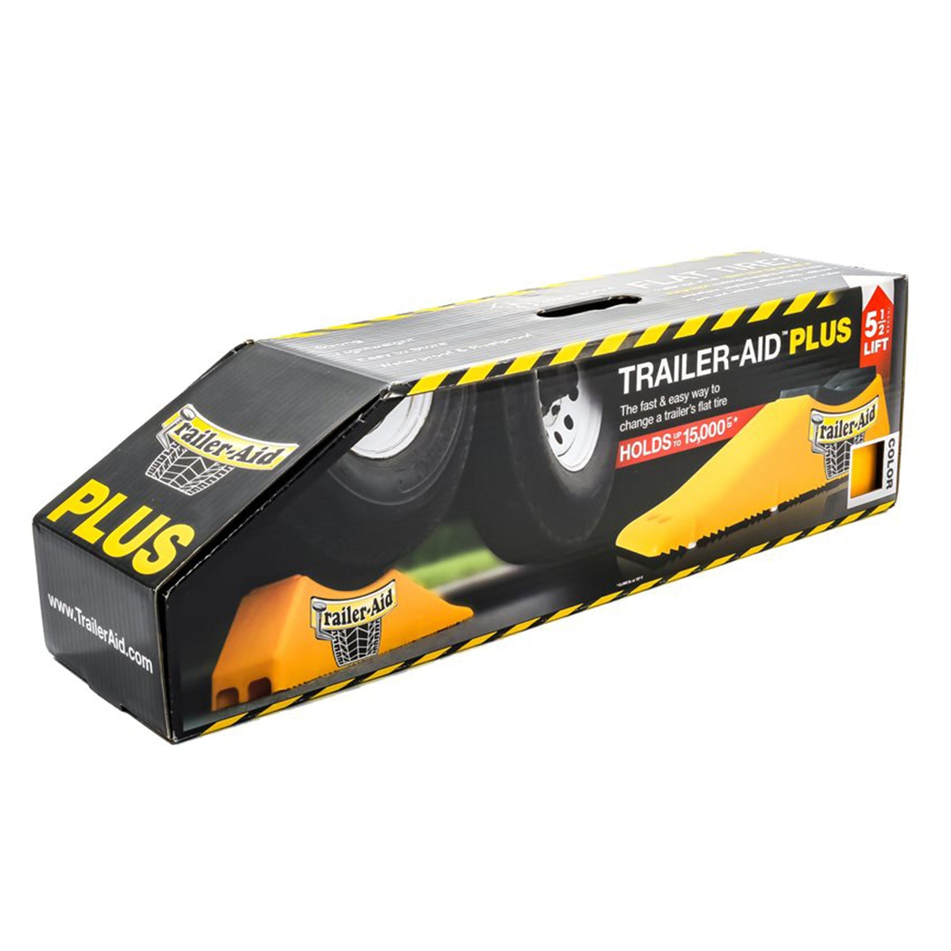 Camco Trailer Aid PLUS Tandem Trailer Tire Changing Ramp with  5.5" Lift, Yellow - Find Fresh Goods