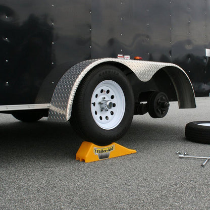 Camco Trailer Aid PLUS Tandem Trailer Tire Changing Ramp with  5.5" Lift, Yellow - Find Fresh Goods