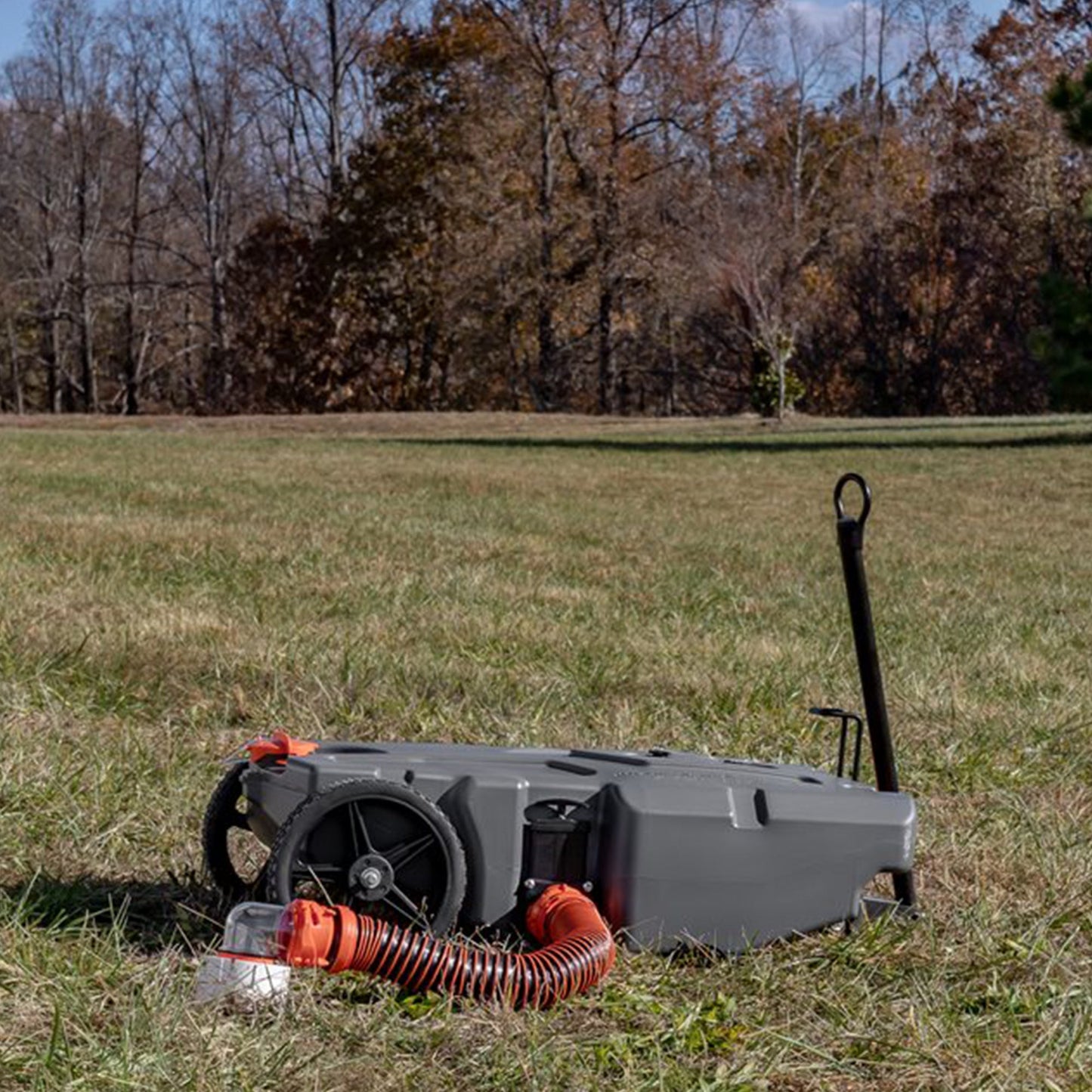 Camco Steerable Wheel Kit for 28 & 36 Gallon Rhino Tote Tank with Tow Bar Handle - Find Fresh Goods