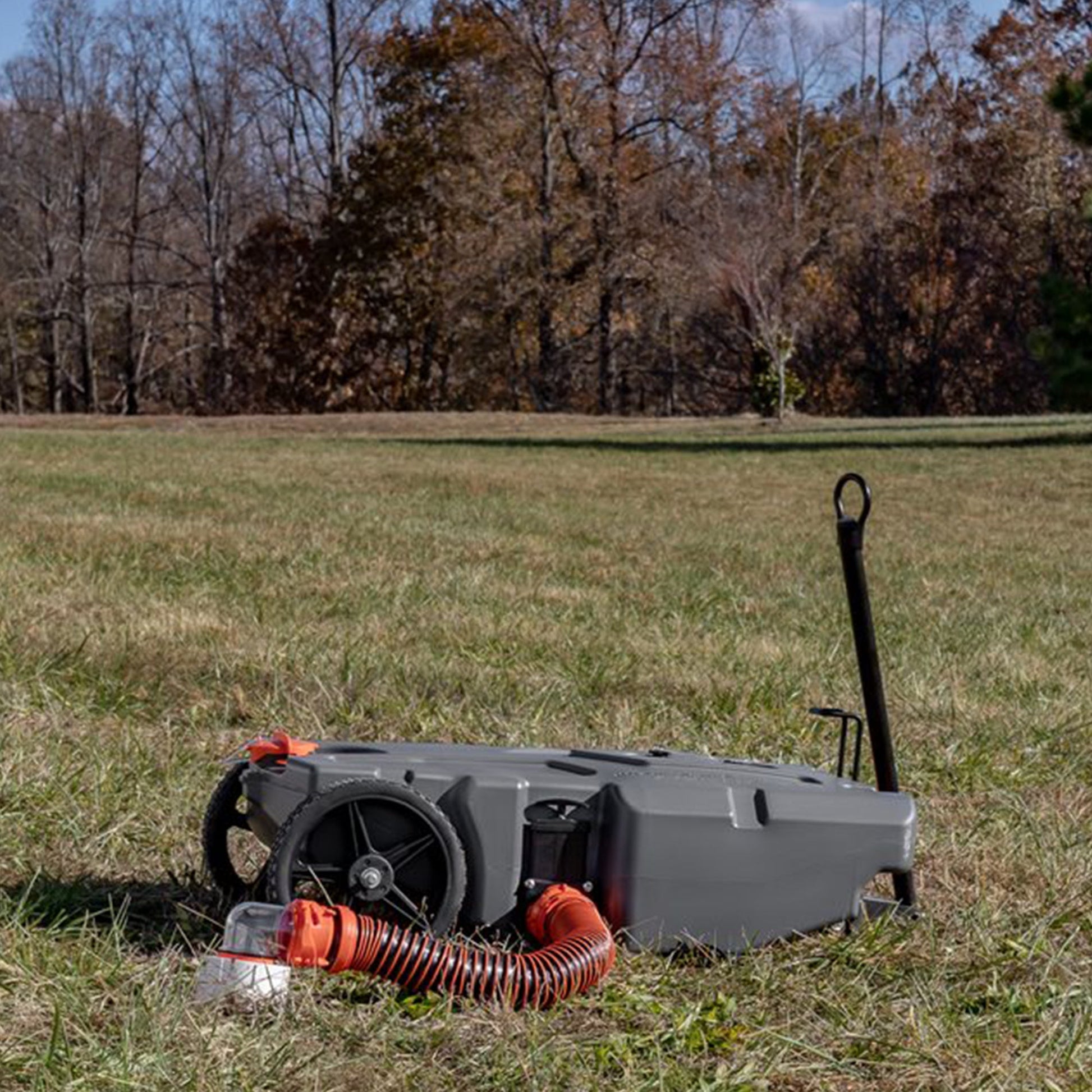 Camco Steerable Wheel Kit for 28 & 36 Gallon Rhino Tote Tank with Tow Bar Handle - Find Fresh Goods