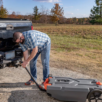 Camco Steerable Wheel Kit for 28 & 36 Gallon Rhino Tote Tank with Tow Bar Handle - Find Fresh Goods