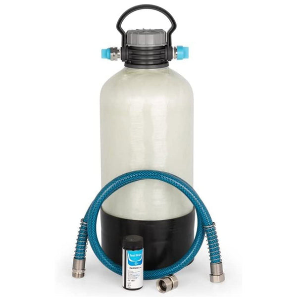 Camco TastePURE Portable Compact 4 GPM Hard Water Softener Kit for RV and Boat