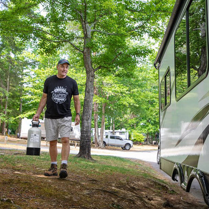 Camco TastePURE Portable Compact 4 GPM Hard Water Softener Kit for RV and Boat