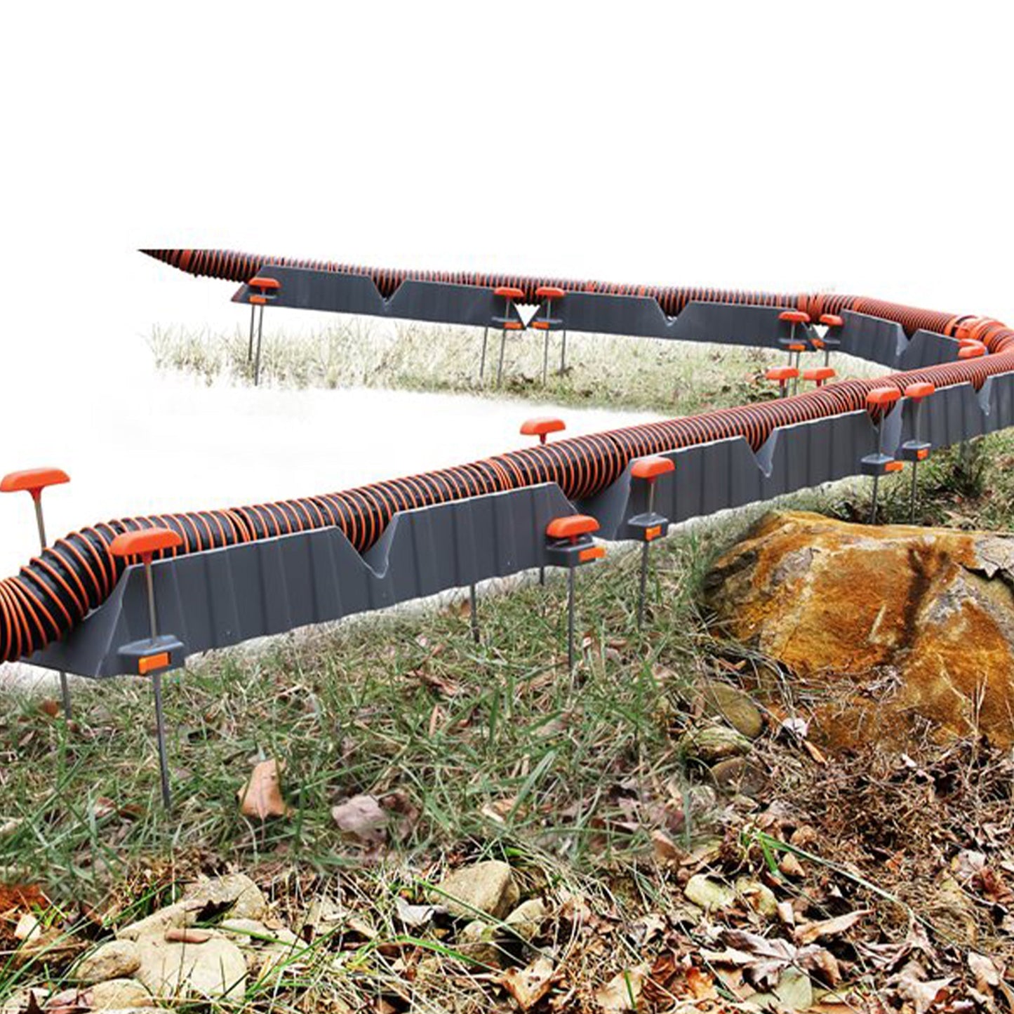 Camco 43071 Adjustable Stackable Sewer Hose Drain Support Kit for RV (6 Troughs) - Find Fresh Goods