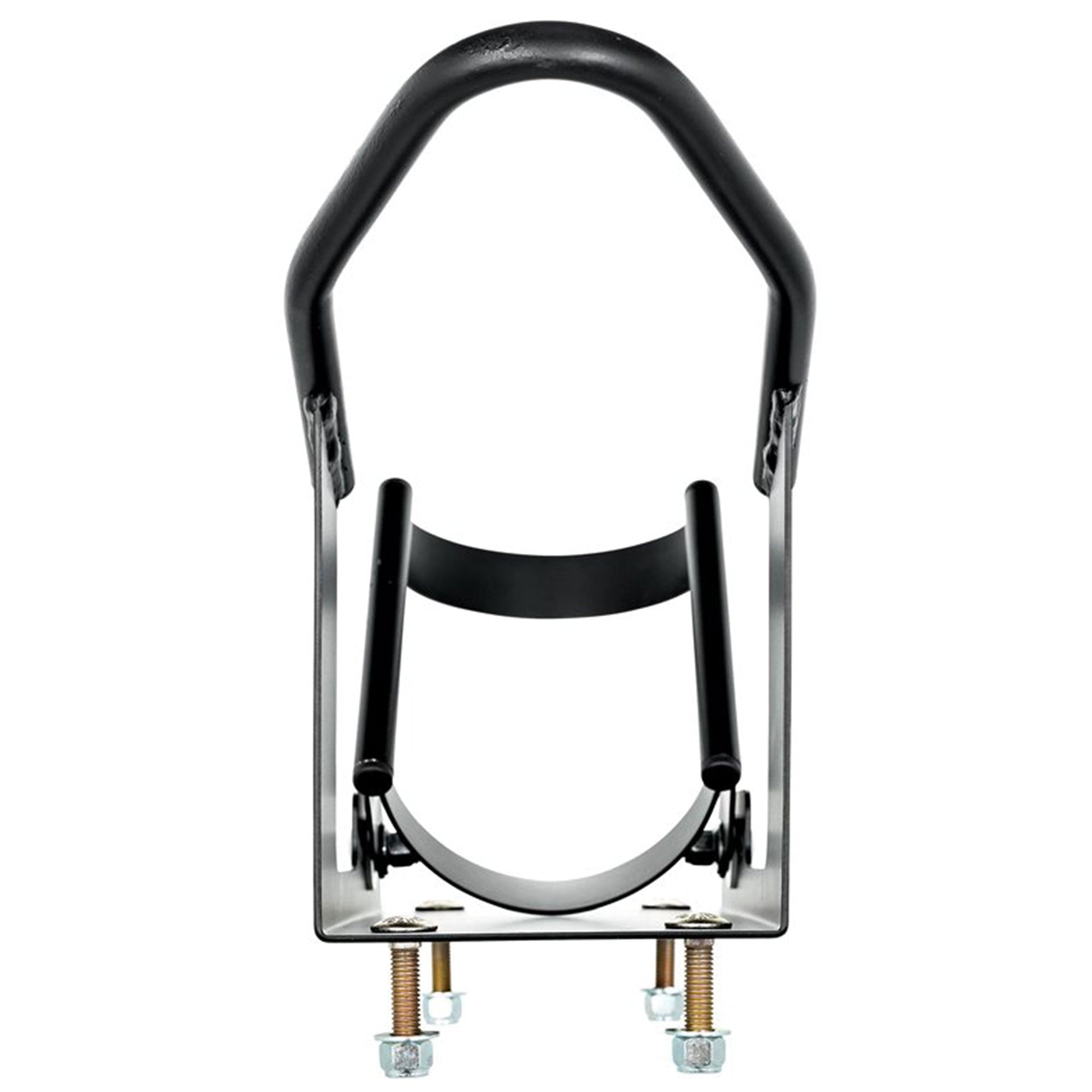 Camco Motorcycle Wheel Chock Mount with Handlebar Straps & Universal Tire Fit - Find Fresh Goods