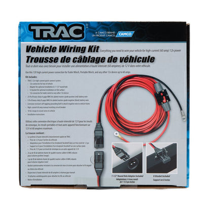 Trac High Current 12V Power Outdoors Vehicle Wiring Kit w/Quick Connect System - Find Fresh Goods