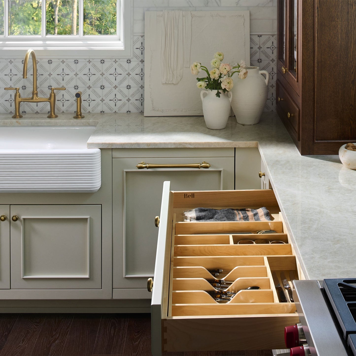 Rev-A-Shelf Trim to Fit Shallow Drawer Organizer, 33.13" x 22", 4WUTCT-36SH-1