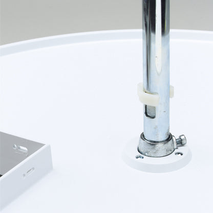 Rev-A-Shelf 18'' Lazy Susan Pie-Cut Polymer Two-Shelf, White, LD-2942-18-11-1