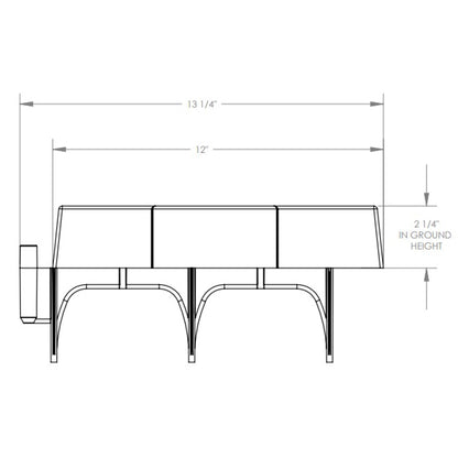 Suncast 12 Inch Landscape Design Decorative Natural Stone Edging, Gray (12 Pack)