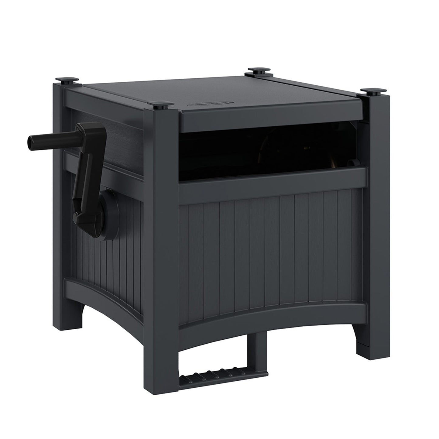 Suncast Hideaway 100 Ft Garden Hose Reel for 5/8 Inch Hoses, Cyberspace (4 Pack)