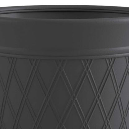 Suncast 14 x 12 Inch Decorative Hideaway Garden Hose Storage Pot, Gray (2 Pack)