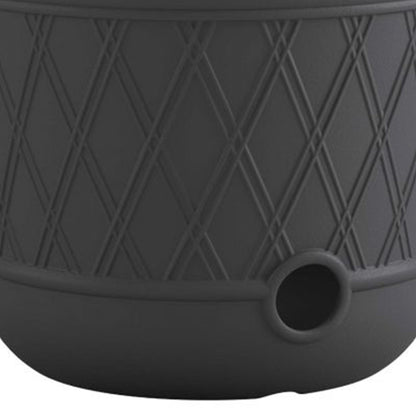 Suncast 14'' x 12" Decorative Hideaway Garden Hose Storage Pot, Gray (8 Pack)