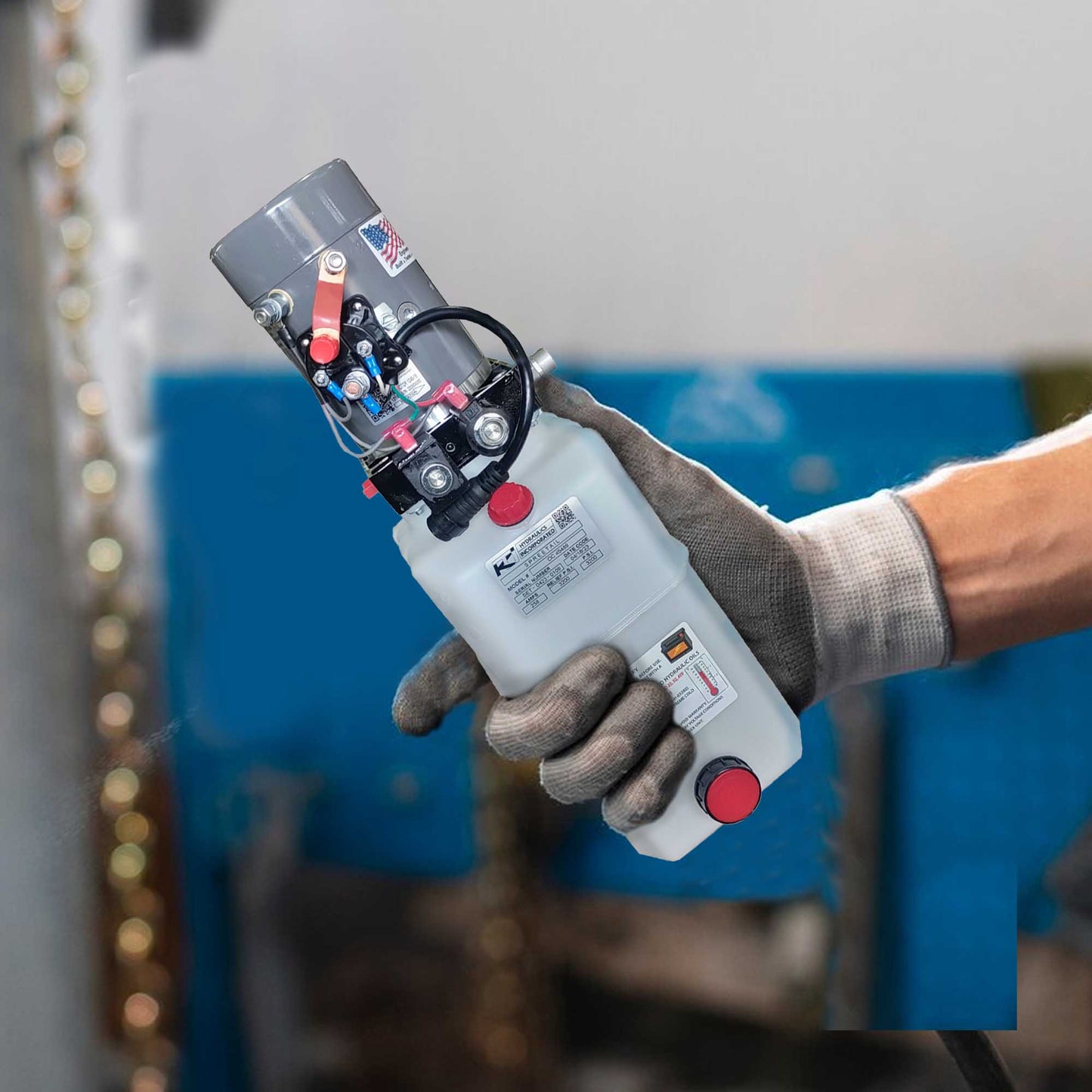 KTI Hydraulics12 VDC HPU Single Double Acting Power Up/Down/Gravity Down, 6 Qt - Find Fresh Goods