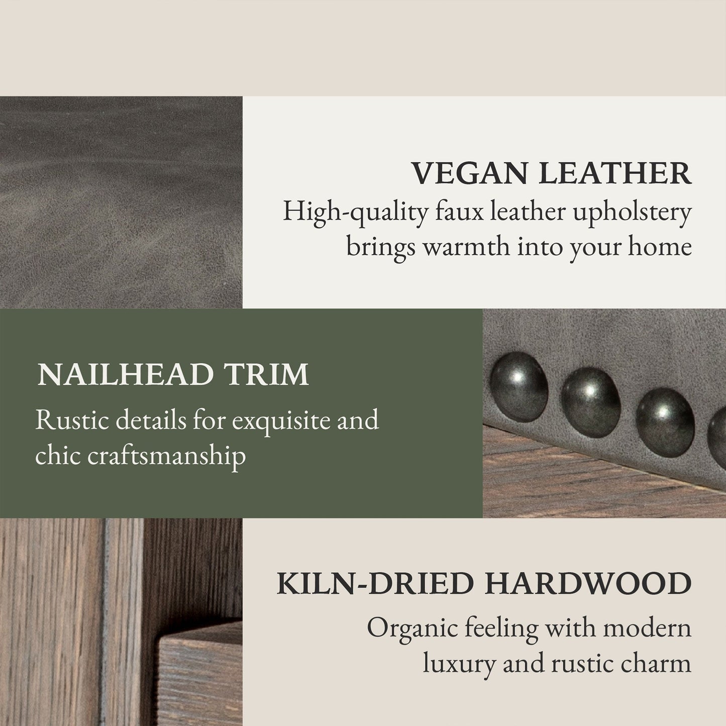 Maven Lane Adrien Saddle Barstool in Reclaimed Oak Finish w/ Ronan Stone Vegan Leather