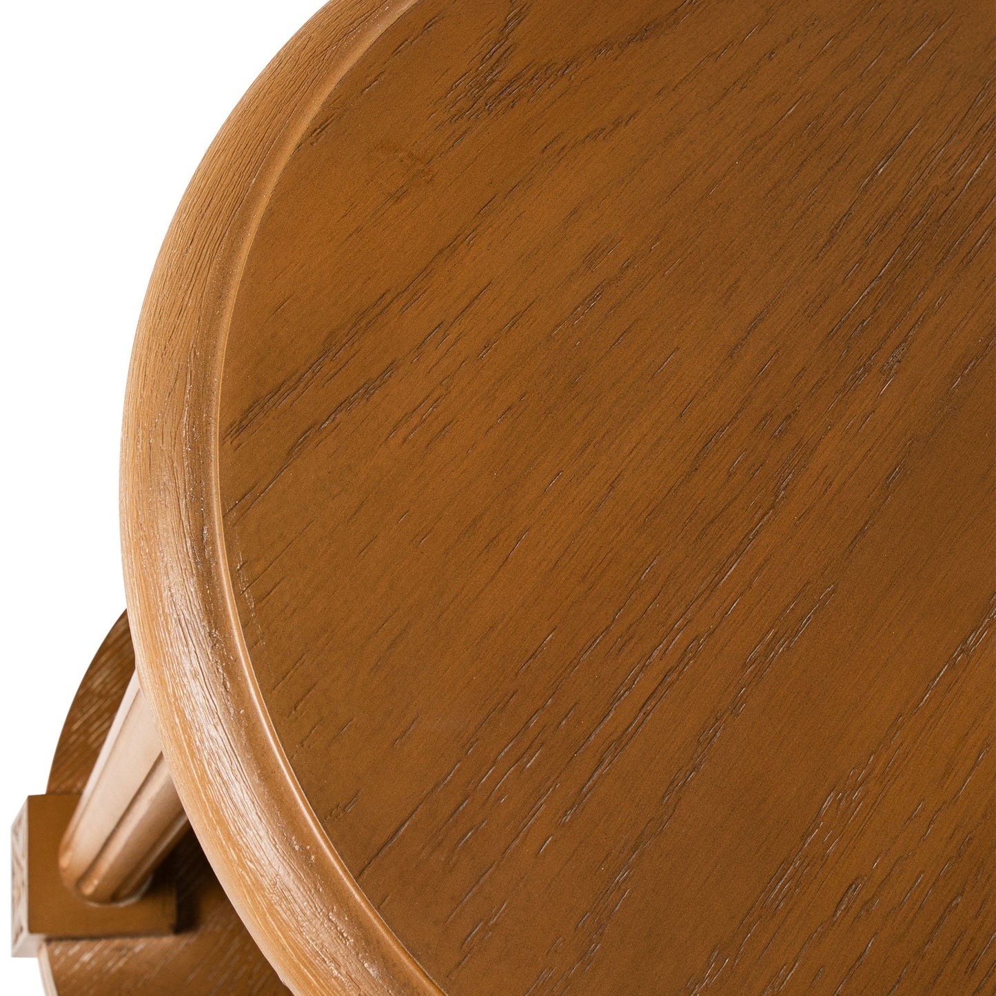 Maven Lane Pullman Traditional Round Wooden Side Table, Set of 4