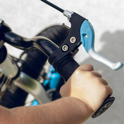 RoyalBaby Buttons 16'' Kids Bike with Kickstand & Training Wheels, Matte Blue