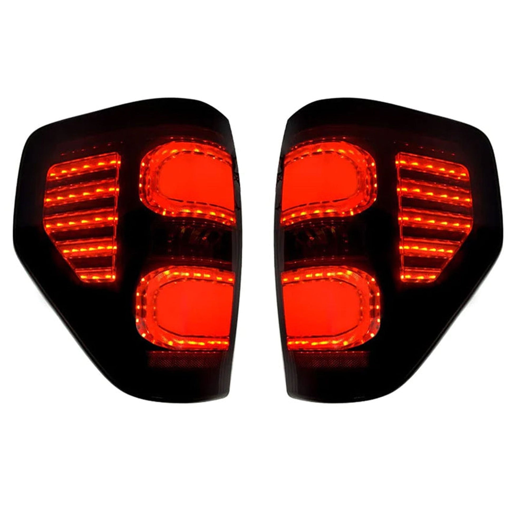 AMERICAN MODIFIED Smoked LED Tail Lights with Turn Signal for 09-14 Ford F150 - Find Fresh Goods