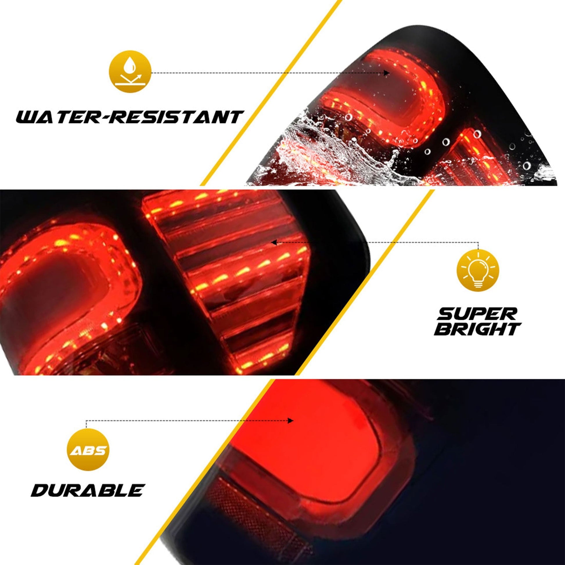 AMERICAN MODIFIED Smoked LED Tail Lights with Turn Signal for 09-14 Ford F150 - Find Fresh Goods