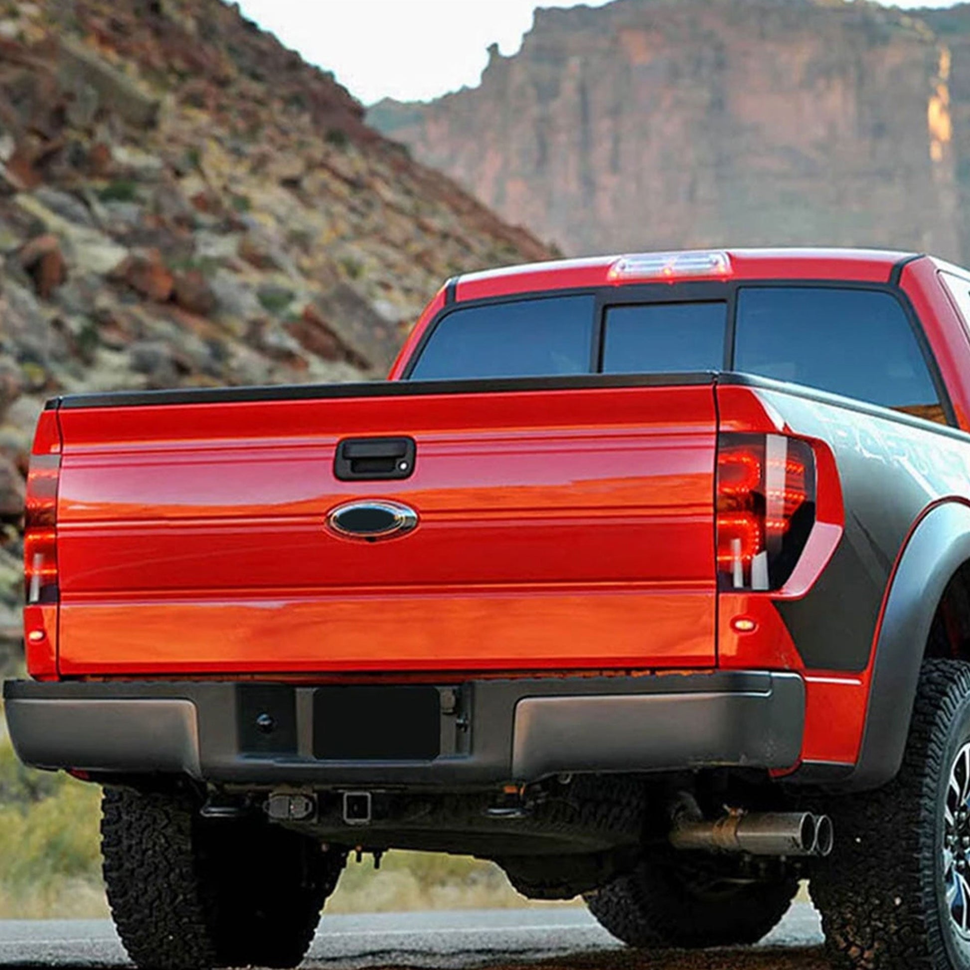 AMERICAN MODIFIED Smoked LED Tail Lights with Turn Signal for 09-14 Ford F150 - Find Fresh Goods