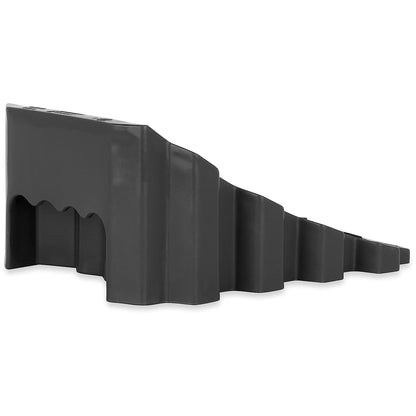 Camco Curved Trailer Aid with Chock & Pad, 6.5" Lift for Tandem Trailer, Yellow - Find Fresh Goods