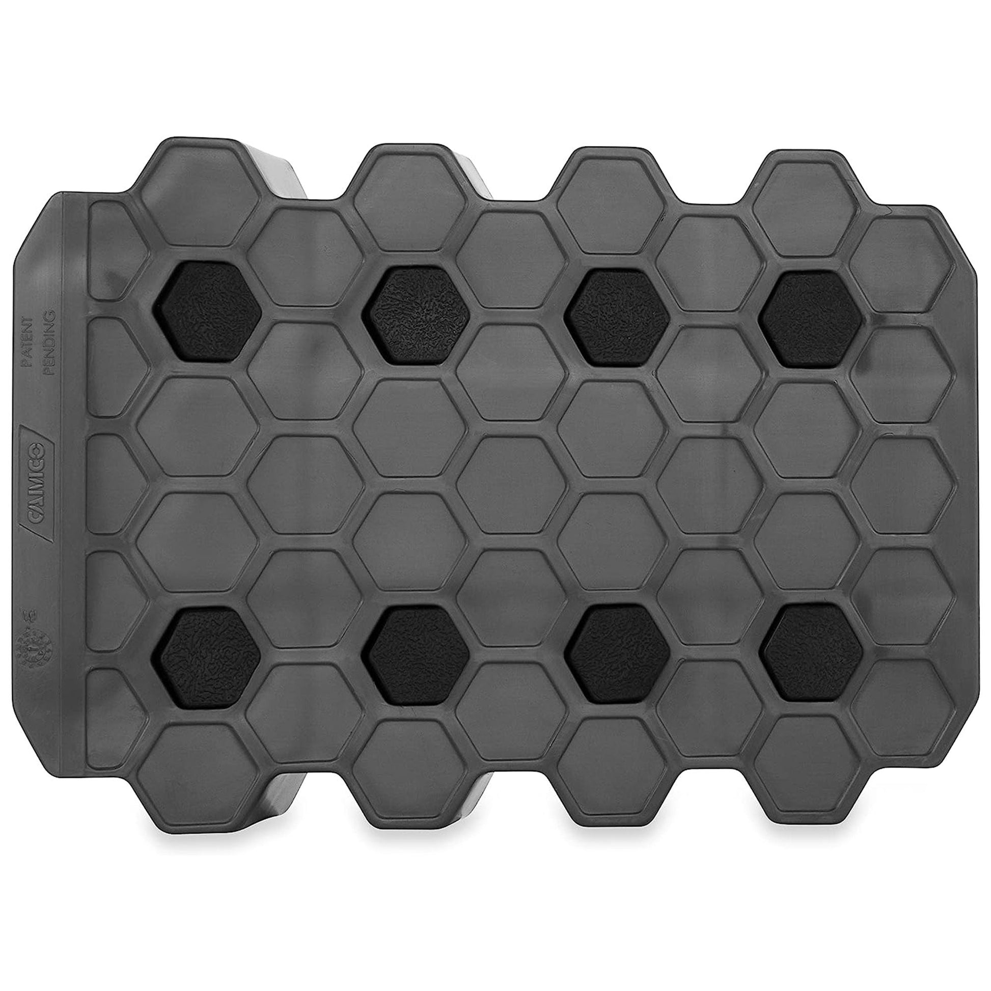 Camco Curved Trailer Aid with Chock & Pad, 6.5" Lift for Tandem Trailer, Yellow - Find Fresh Goods