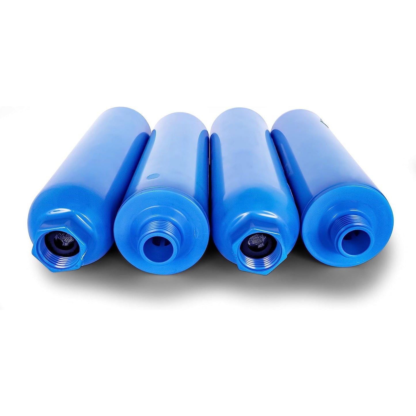 Camco TastePURE 20 Micron Camper RV Water Filter w/GAC & KDF Filtration (4-Pack)