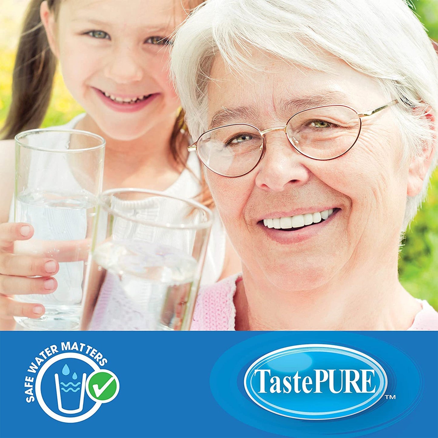 Camco TastePURE 20 Micron Camper RV Water Filter w/GAC & KDF Filtration (4-Pack)